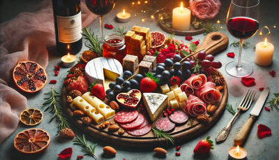 What to Put on a Romantic Valentine’s Day Charcuterie Board for Two