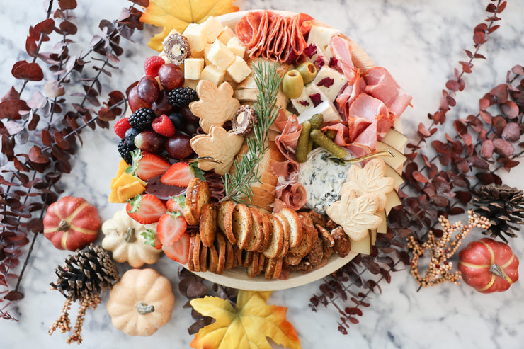 Thanksgiving Charcuterie Board - Cheese, Meats & Fall Treats