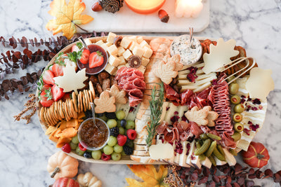 Thanksgiving Charcuterie Board - Cheese, Meats & Fall Treats