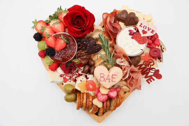 Heart Shaped Charcuterie Board