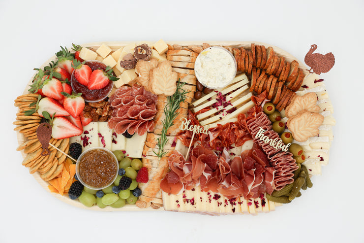 Thanksgiving Charcuterie Board - Cheese, Meats & Fall Treats