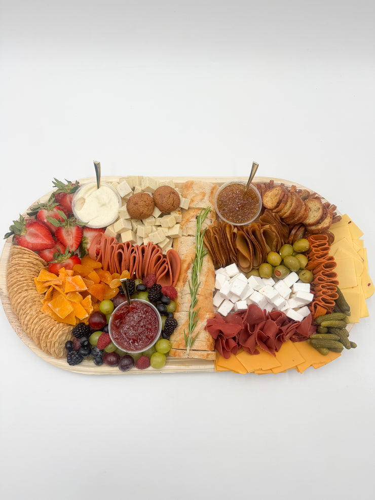 Vegan Charcuterie Board – Plant-Based Grazing Platter (Serves 12–15)